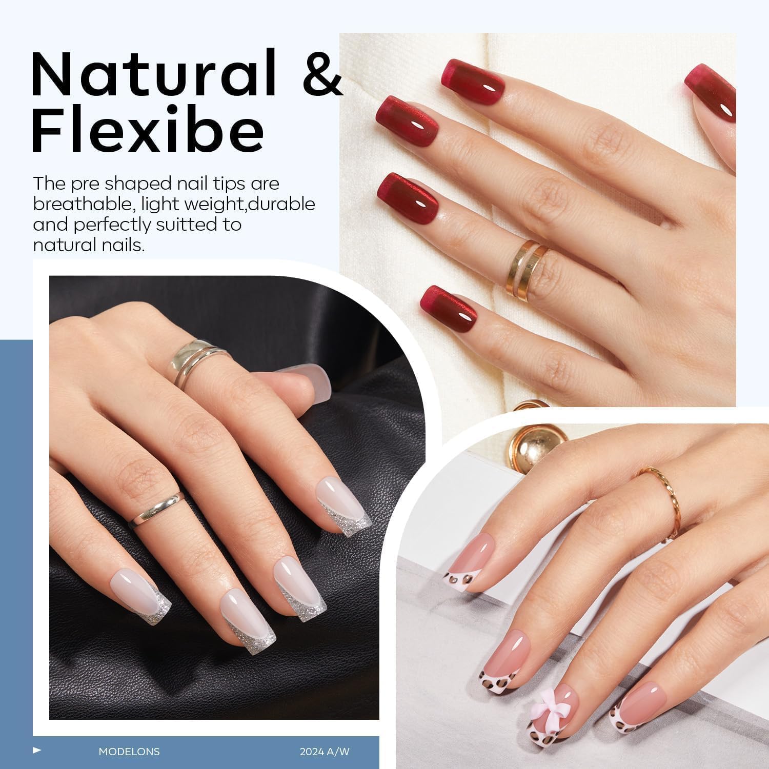 Foto 3 | Kit De Uñas De Gel Modelones Upgrade Con 510 Puntas De Uñas Y Lámpara - Venta Internacional.