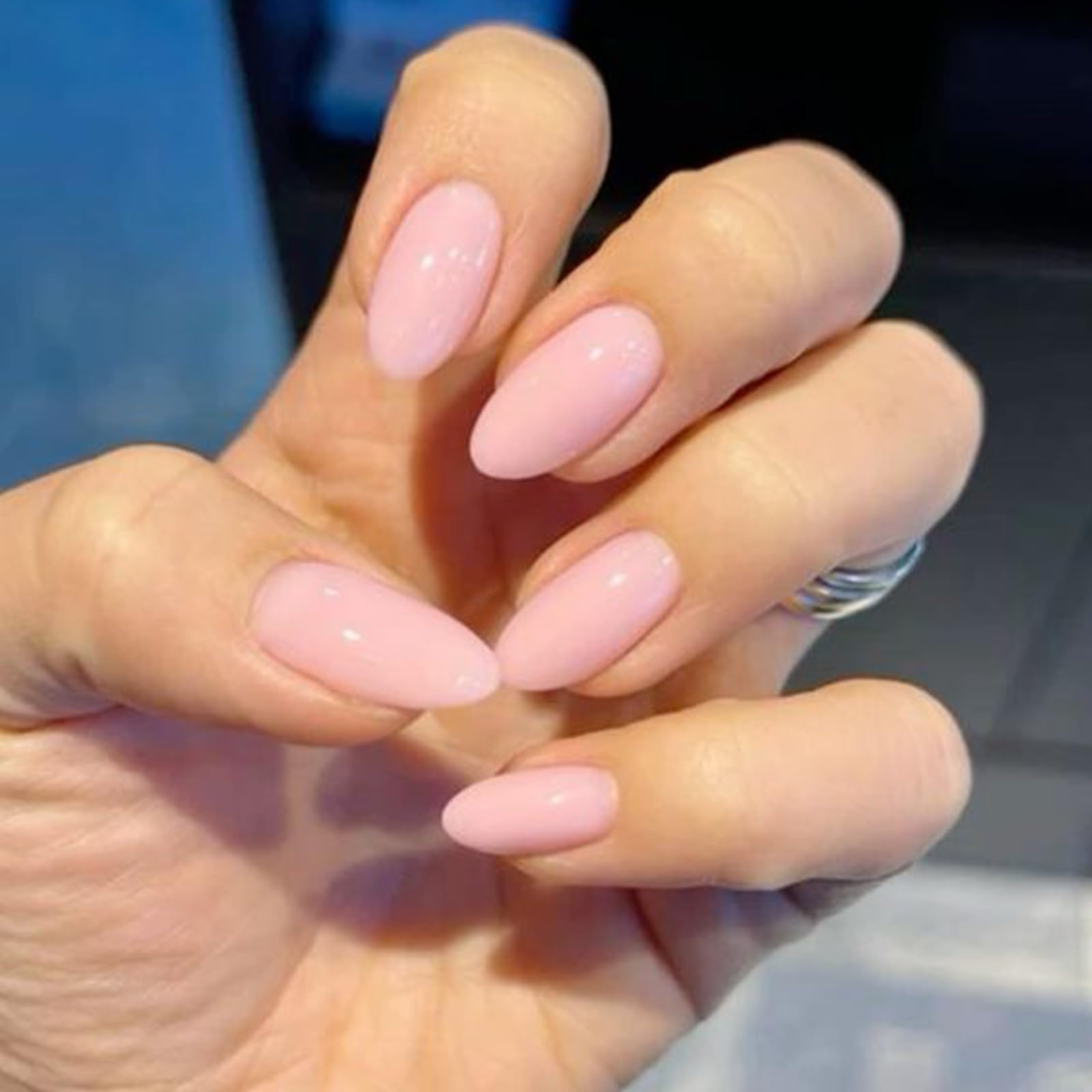 Foto 2 pulgar | Press On Nails Modelones Pink Almond 32 Unidades Con Pegamento Y Lima - Venta Internacional.