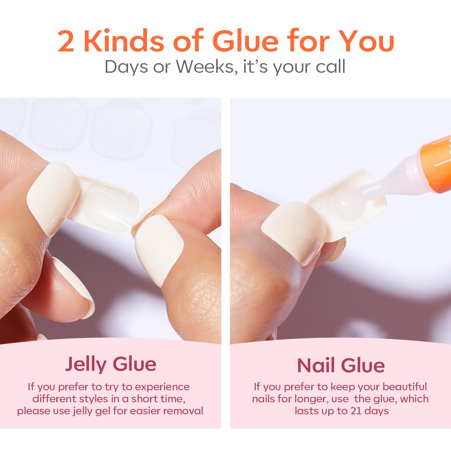 Foto 7 pulgar | Press On Nails Modelones Pink Almond 32 Unidades Con Pegamento Y Lima - Venta Internacional.