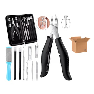 Foto 1 | Set 13 Piezas Pedicure Profesional Cortar Uñas Encarnadas Eo Safe Imports Esi-19037 Negro