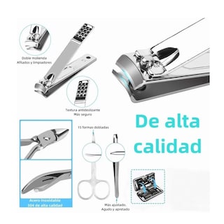 Foto 3 | Conjunto De Manicura Y Pedicura 19 En 1 Eo Safe Imports Esi-19032 Plata