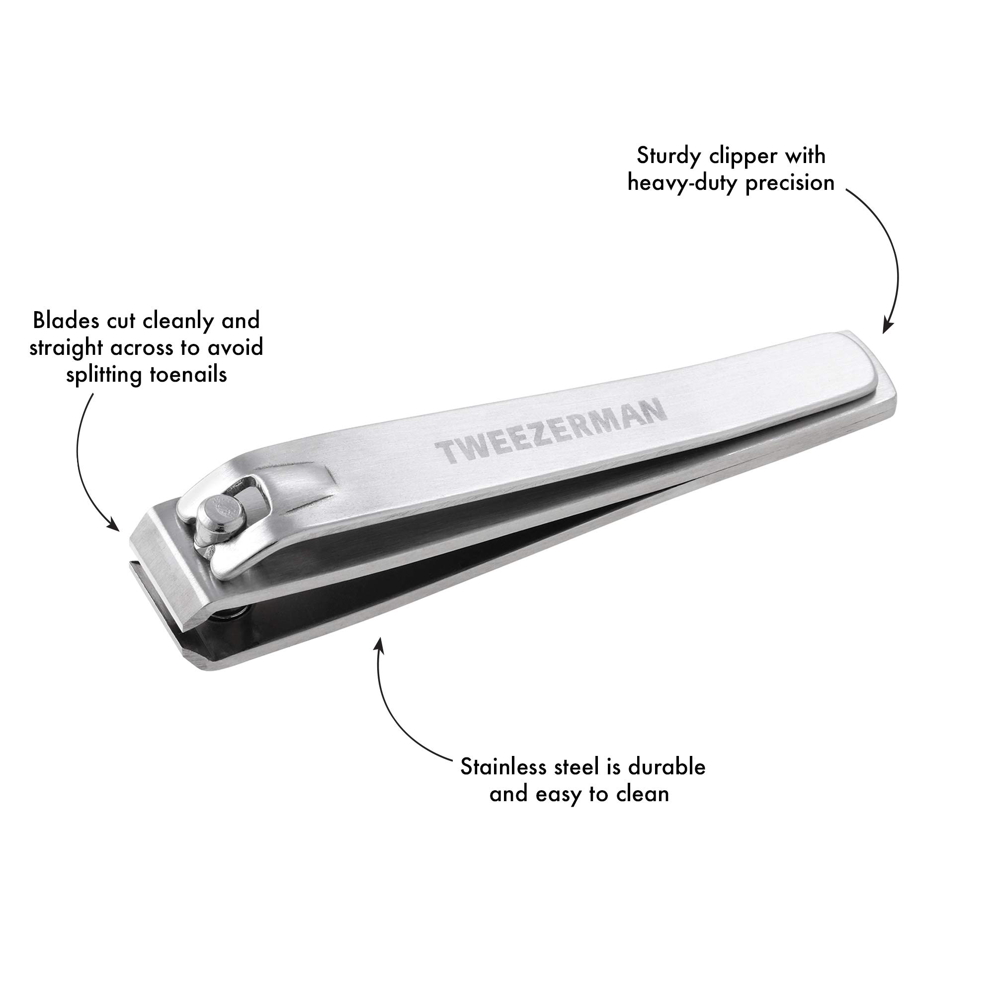 Foto 4 pulgar | Toenail Clipper Tweezerman De Acero Inoxidable Para Mujeres Y Hombres - Venta Internacional.