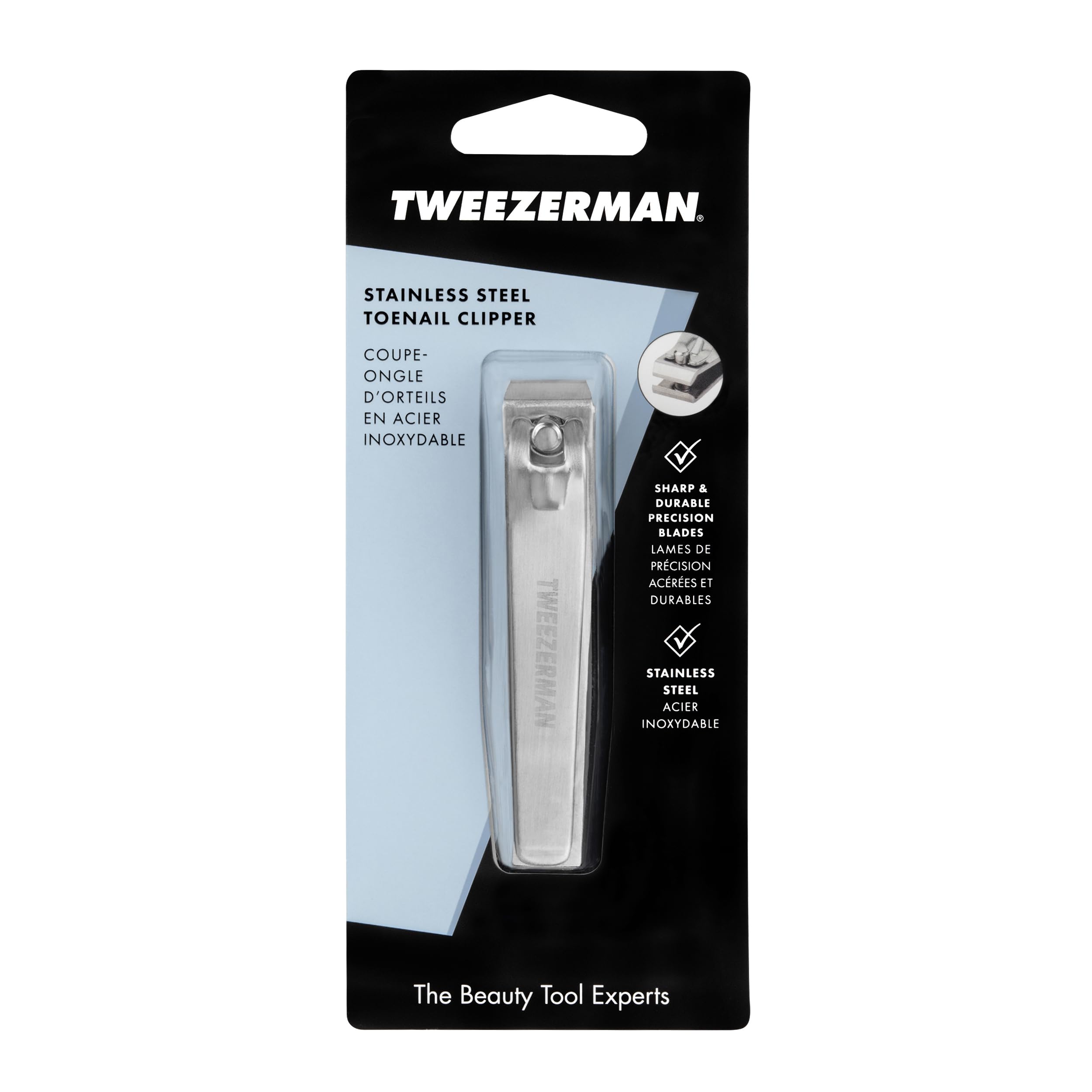 Foto 7 pulgar | Toenail Clipper Tweezerman De Acero Inoxidable Para Mujeres Y Hombres - Venta Internacional.