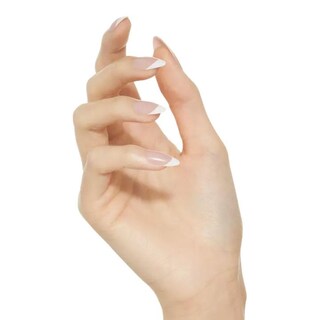 Foto 3 | Presiona Las Uñas Kiss Con Elegante Forma De Almendra Blanca Clara - Venta Internacional.