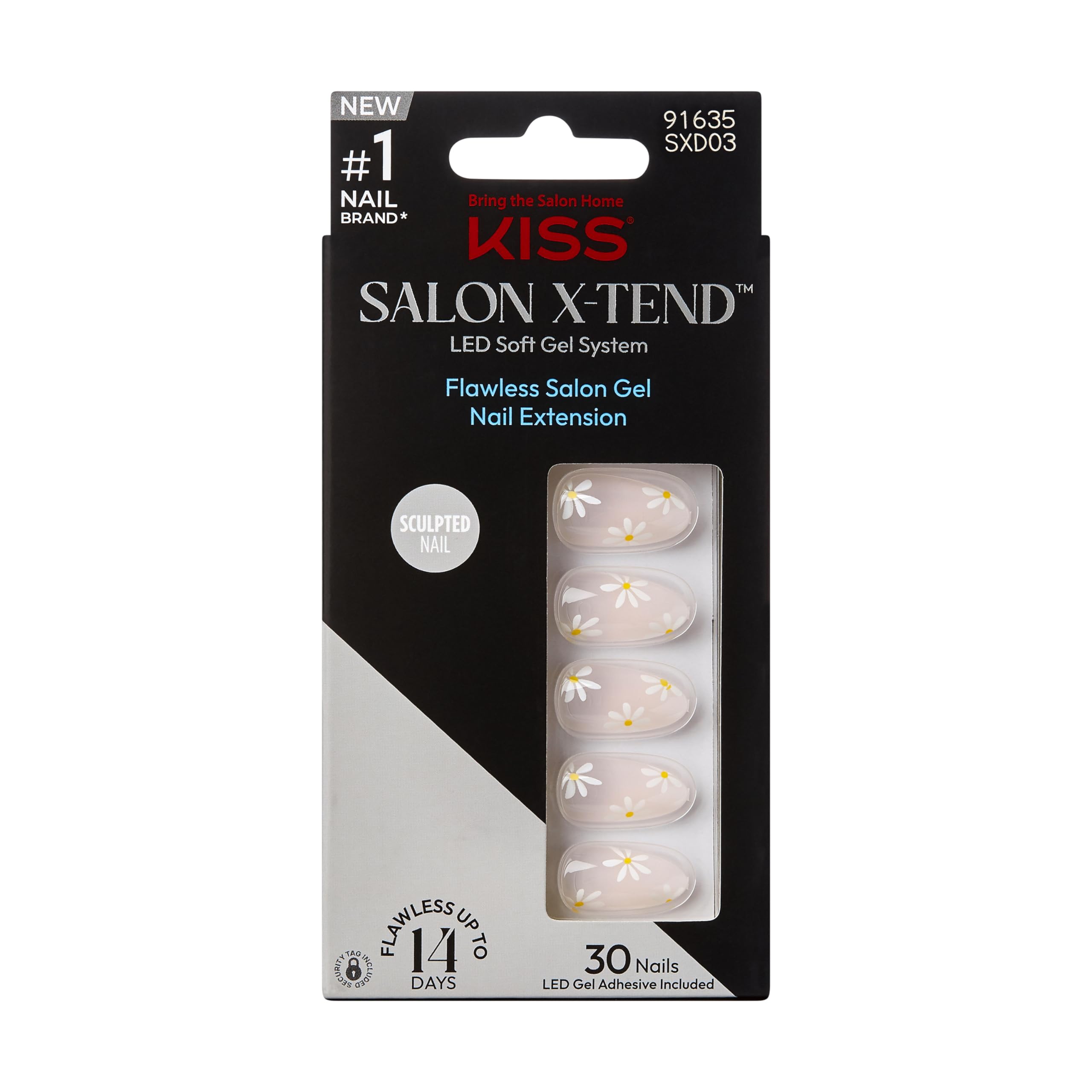 Foto 2 pulgar | Press-on Nails Kiss Salon X-tend «red Flags» De Color Rosa Claro - Venta Internacional.