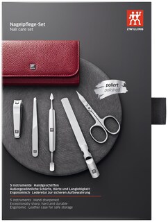 Foto 5 | Set De Manicura Zwilling, Tamaño Viaje, 5 Piezas, Con Funda De Piel - Venta Internacional.