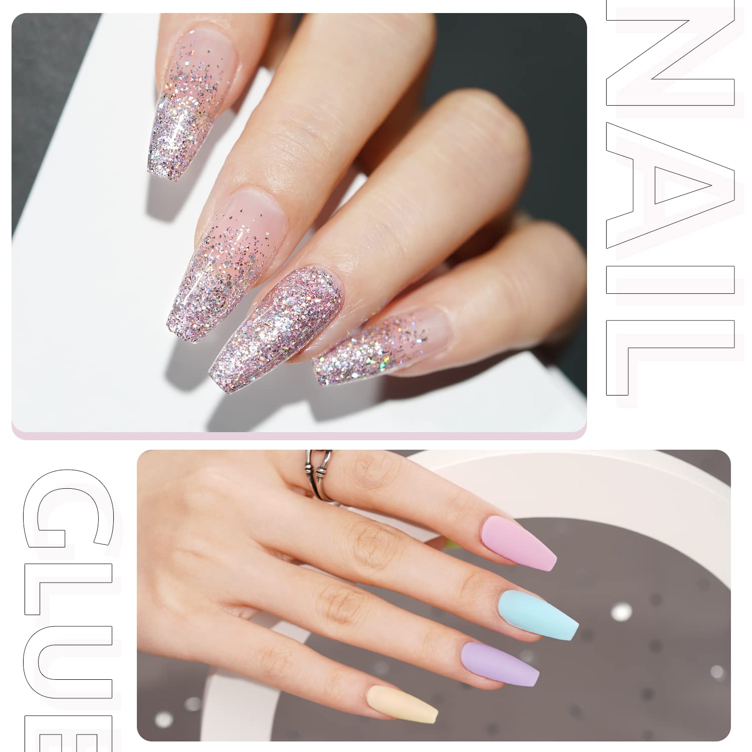 Foto 5 pulgar | Pegamento De Uñas Gaoy Gel X 16 Ml 2 En 1 Para Uñas Acrílicas Con Capa Base - Venta Internacional.