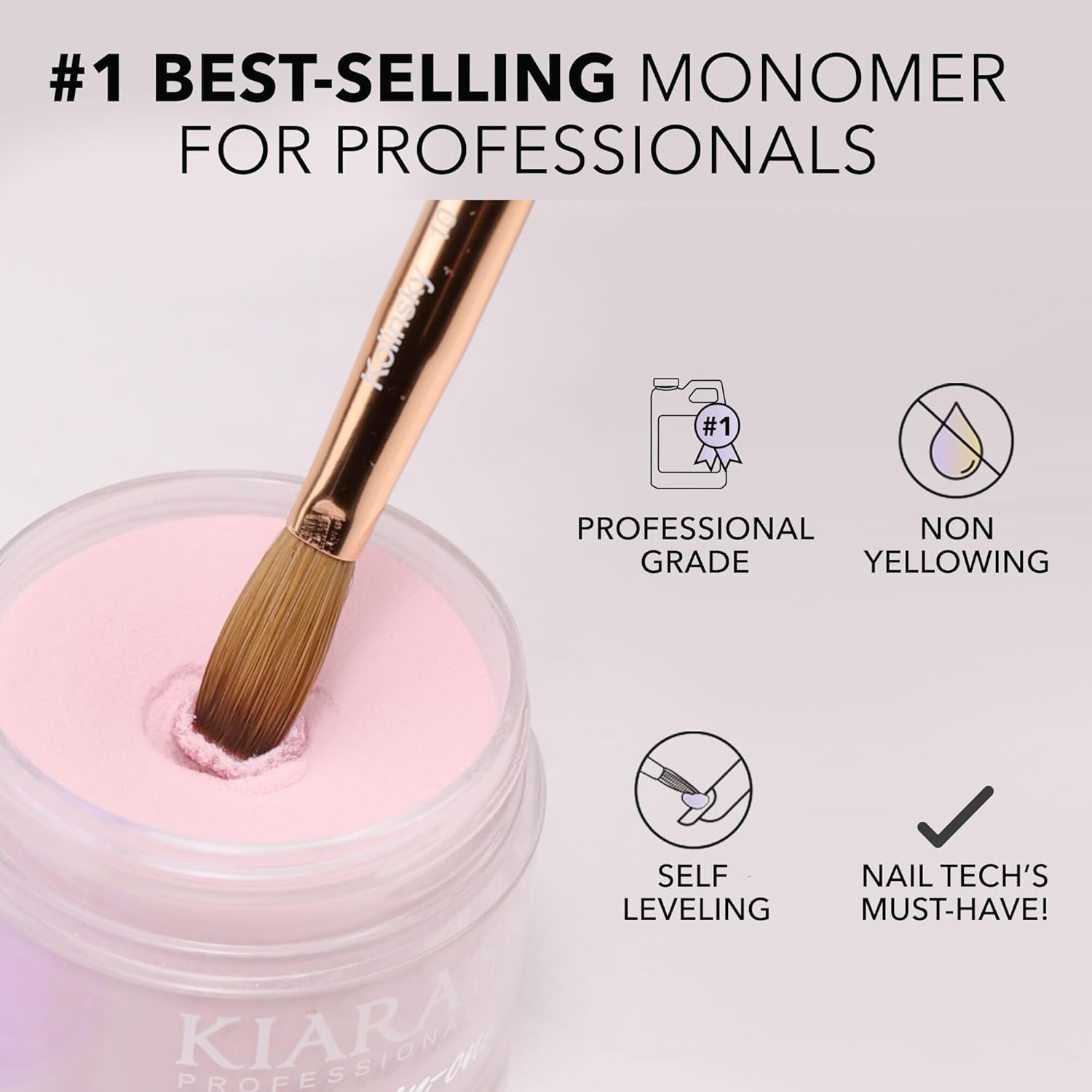 Foto 3 pulgar | Uñas Acrílicas Profesionales Liquid Monomer Kiara Sky Ema 960 Ml - Venta Internacional.