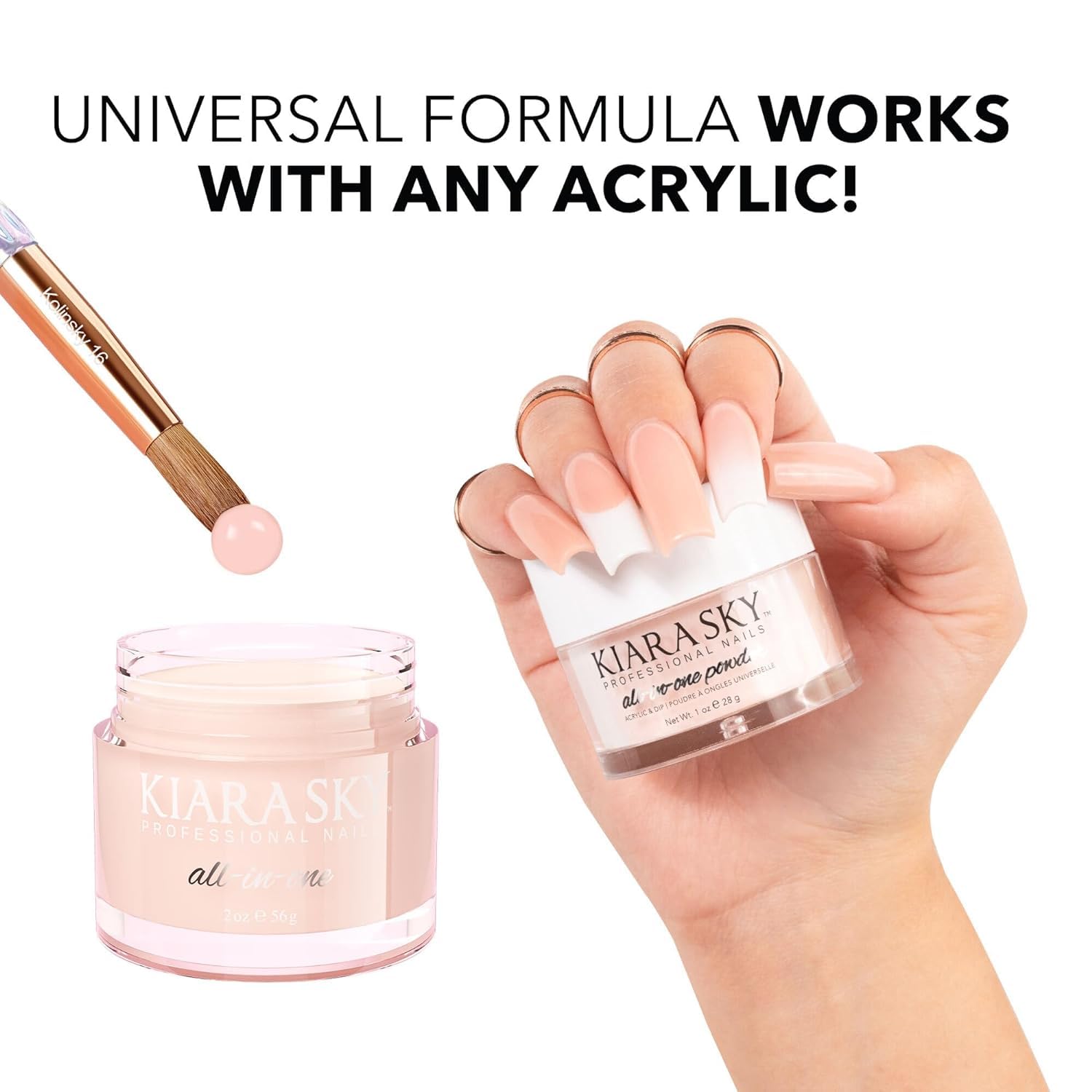 Foto 6 pulgar | Uñas Acrílicas Profesionales Liquid Monomer Kiara Sky Ema 960 Ml - Venta Internacional.