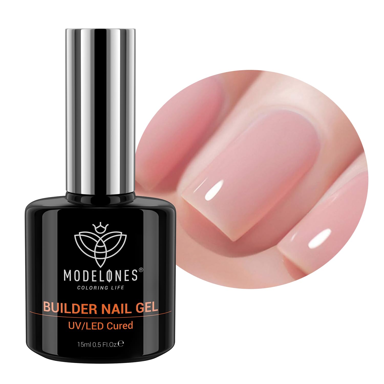Foto 2 pulgar | Base De Goma Rosa Rubor Rosa Gel Builder Nail Modelones 8 En 1 - Venta Internacional.