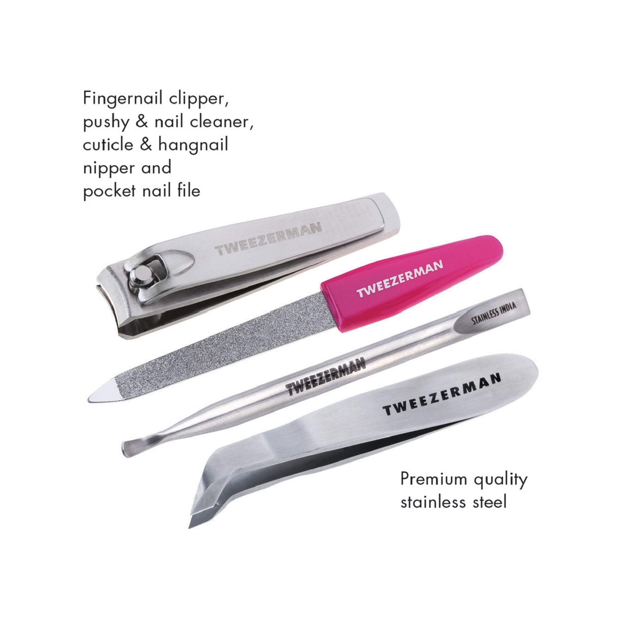 Foto 4 | Kit De Rescate De Uñas Tweezerman Mini Portátil De Acero Inoxidable - Venta Internacional.