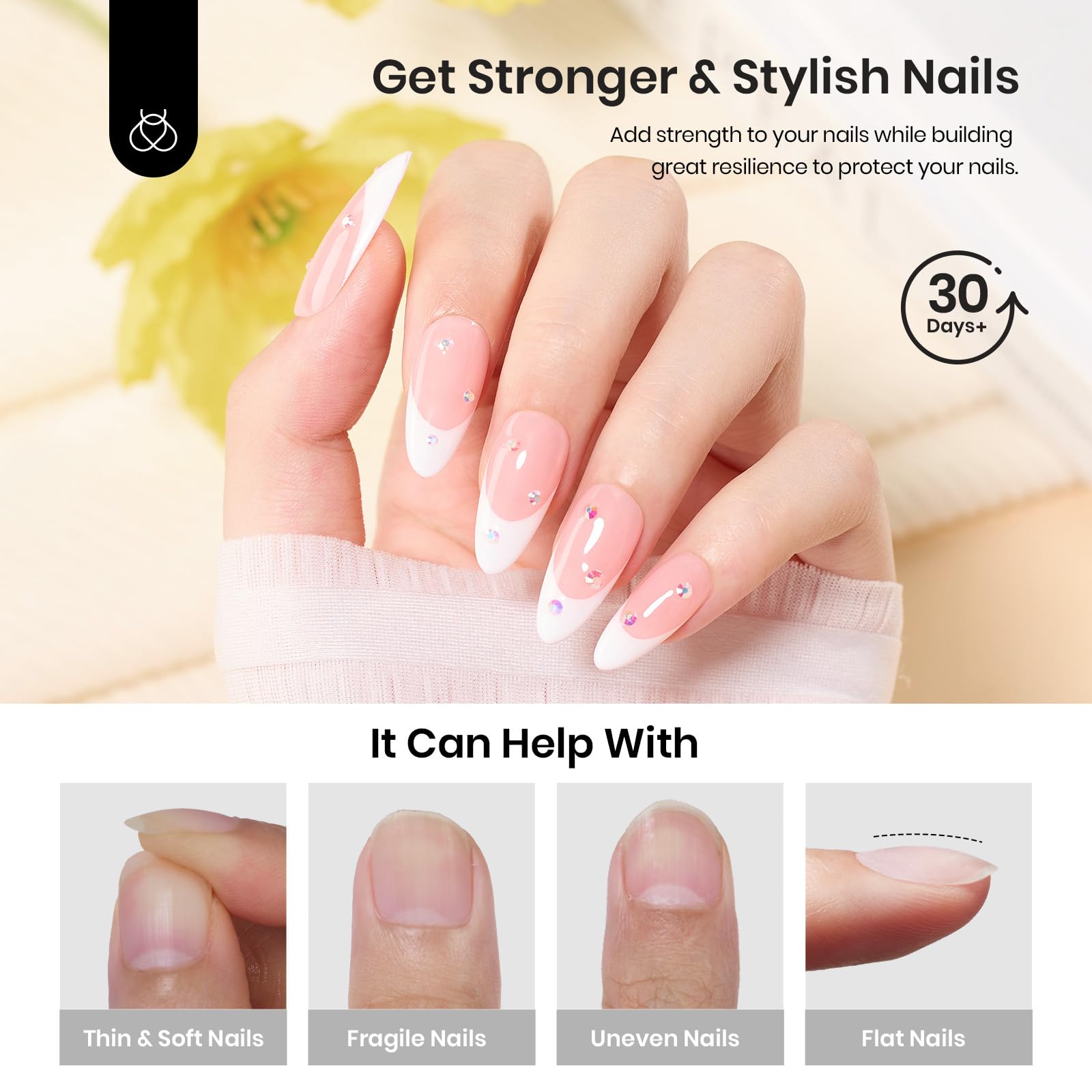 Foto 6 pulgar | Esmalte En Gel Builder Para Uñas Beetles, 15 Ml, Transparente, 7 En 1 - Venta Internacional.