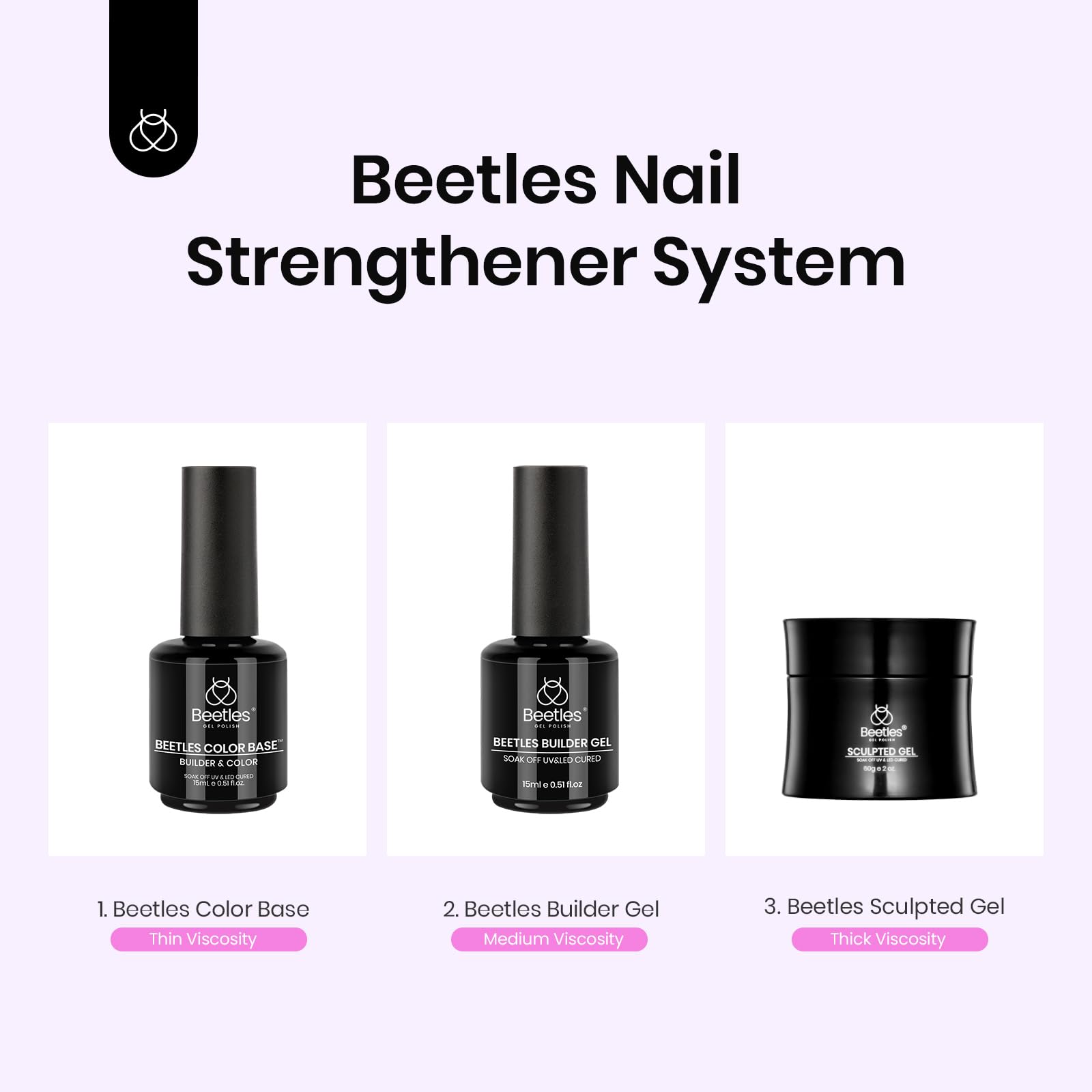 Foto 7 pulgar | Esmalte En Gel Builder Para Uñas Beetles, 15 Ml, Transparente, 7 En 1 - Venta Internacional.