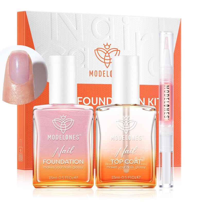 Foto 1 | Kit Corrector De Uñas Modelones Nail Natural Con Capa Superior Y Aceite - Venta Internacional.