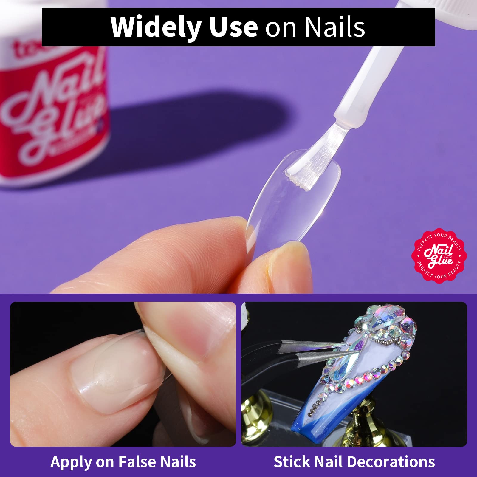 Foto 5 pulgar | Pegamento De Uñas Teenitor Para Prensas Con Limas De Uñas, Paquete De 3 Unidades De 7 Ml - Venta Internacional.