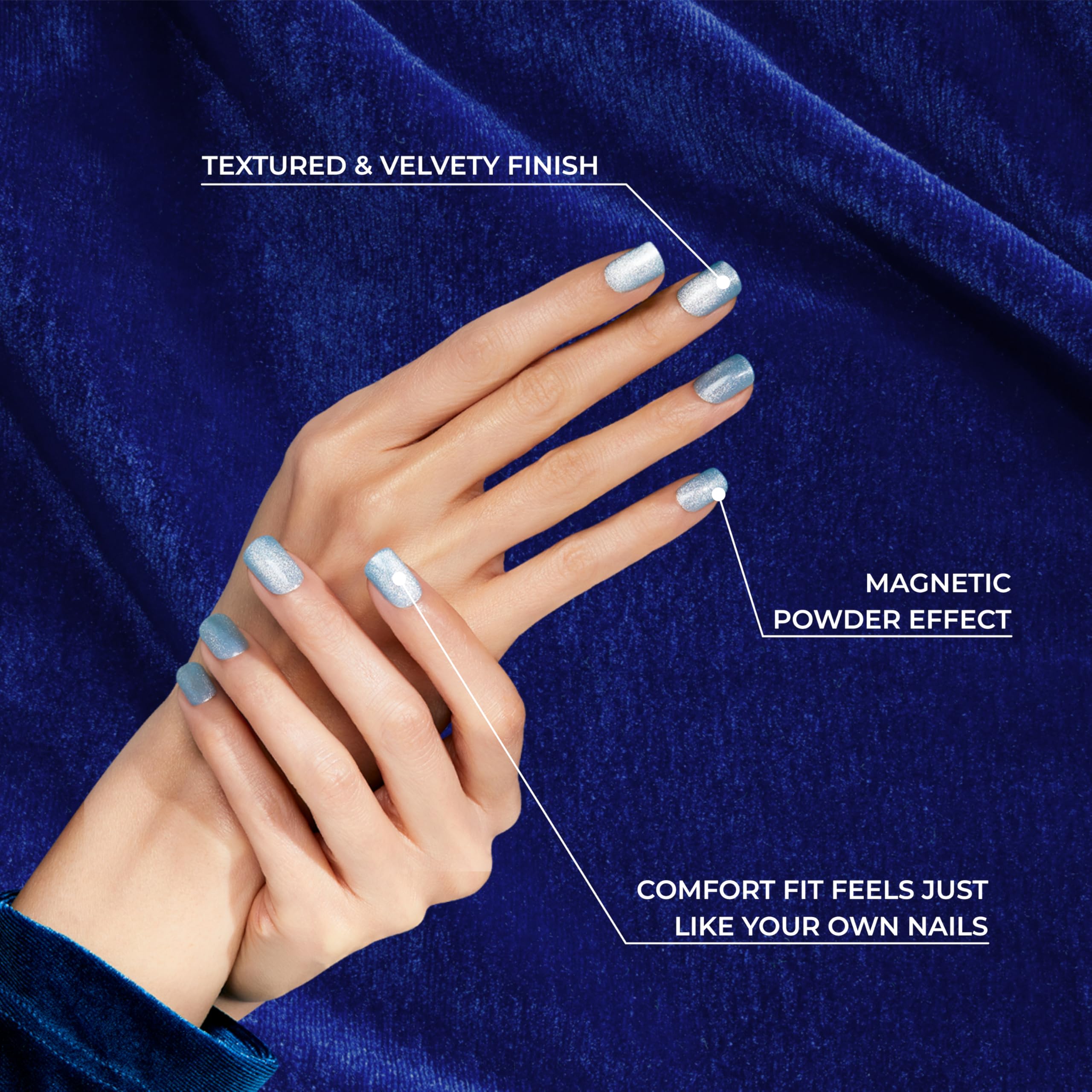 Foto 6 pulgar | Presion Nails Kiss Gel Fantasy «set Us Free» Rojo Con Pegamento - Venta Internacional.