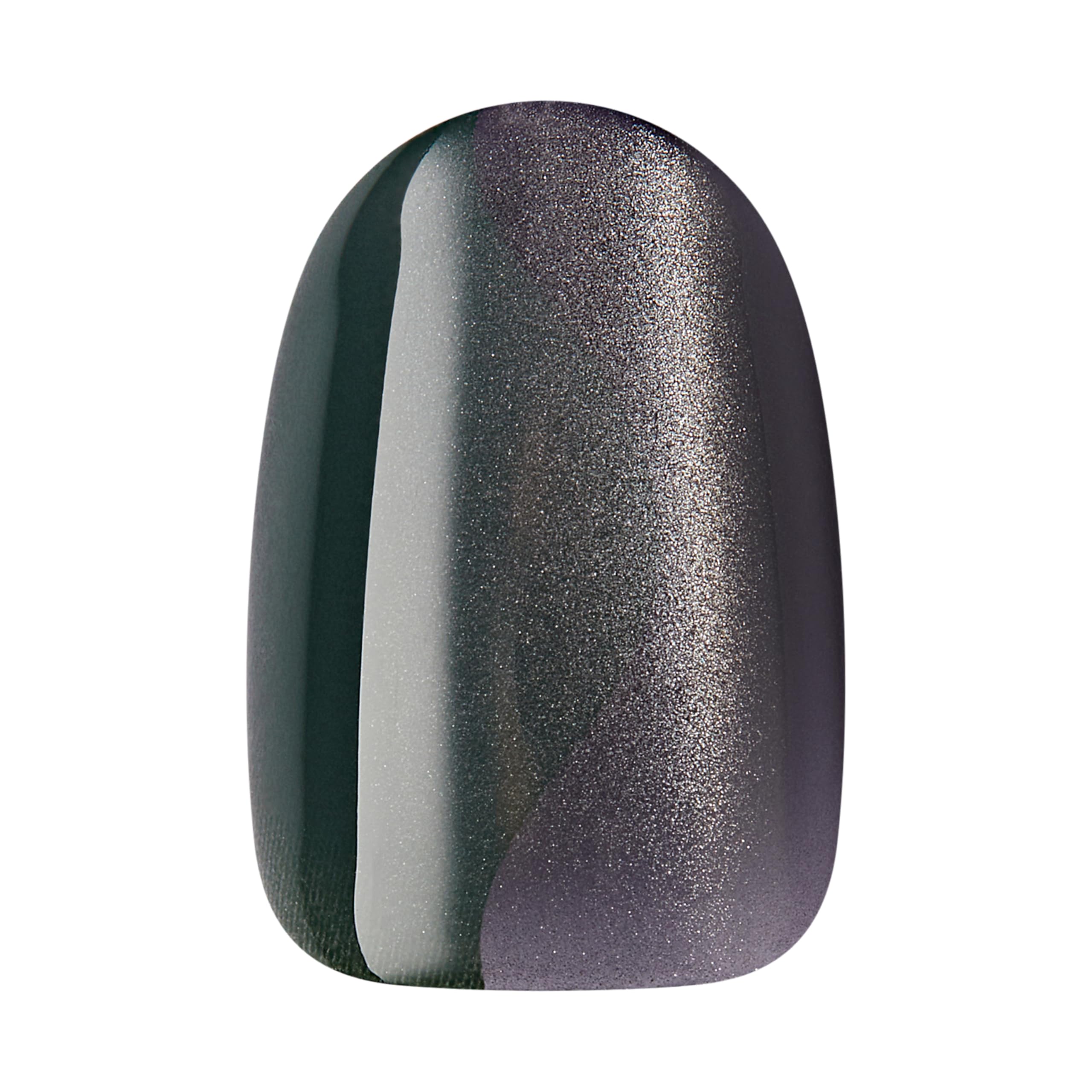 Foto 7 pulgar | Press-on Nails Kiss Gel Fantasy «dial Me» Gris Con Forma Ovalada - Venta Internacional.
