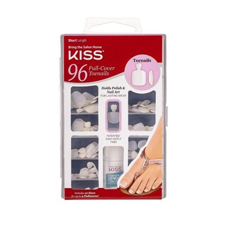 Foto 1 | Kit De Uñas De Los Pies Kiss 96, Funda Completa De Larga Duración Con Pegamento De 3 G - Venta Internacional.