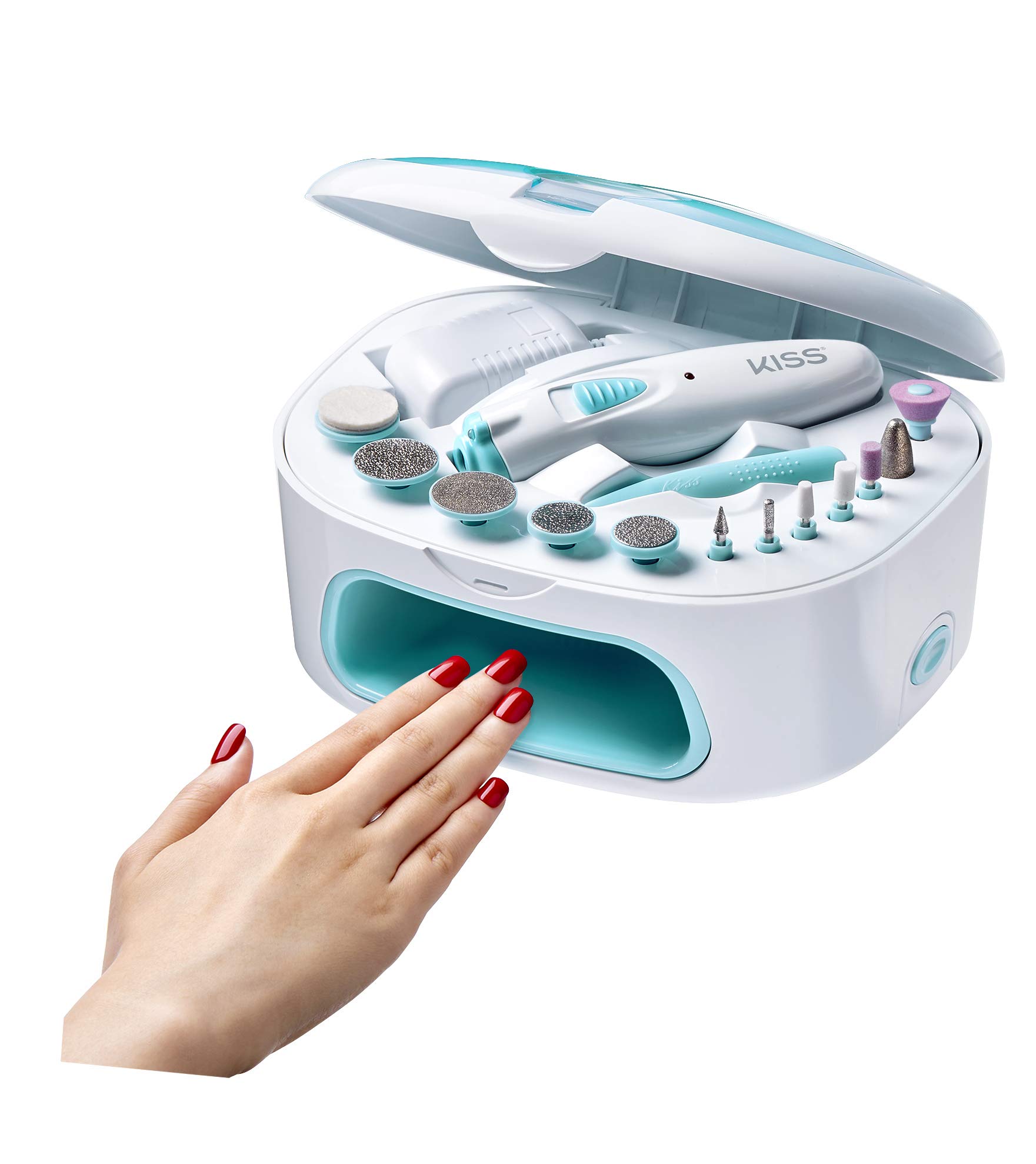 Foto 4 pulgar | Kit De Cuidado De Uñas Kiss Power File X Para Secador De Uñas, 16 Accesorios - Venta Internacional.