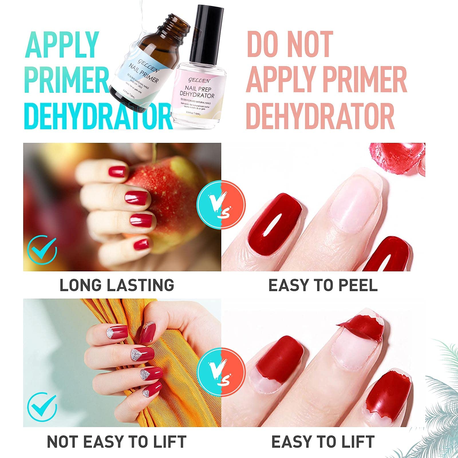 Foto 7 | Kit De Extensiones De Uñas Gellen Gel Tips Con 240 Puntas De Uñas De Almendra - Venta Internacional.