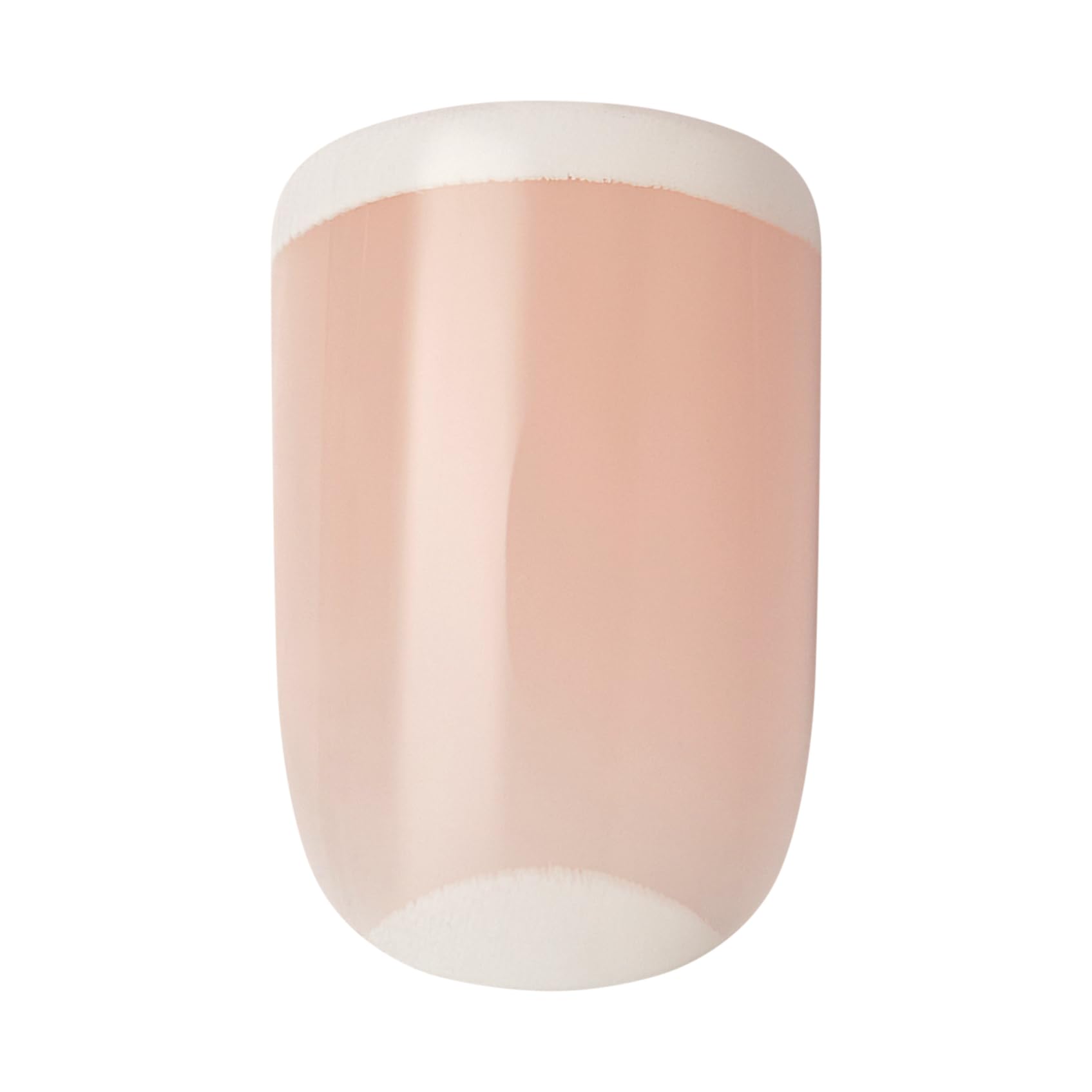Foto 5 pulgar | Press On Nails Kiss Elegante «simple Enough» Nude Short Squoval - Venta Internacional.