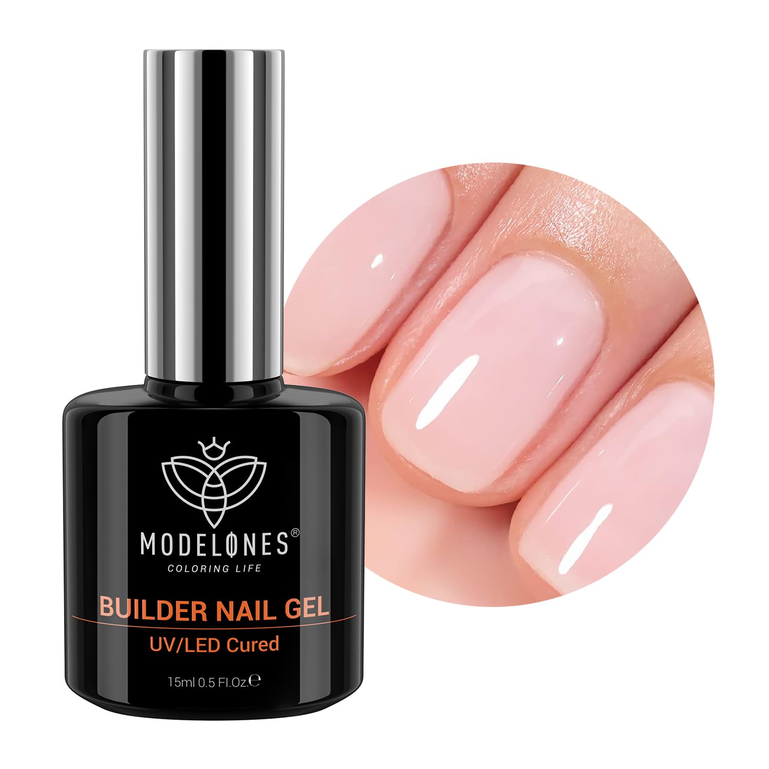 Foto 1 | Gel Builder Nail Gel Modelones, Funda 8 En Uno, Color Nude, Con Lámpara - Venta Internacional.