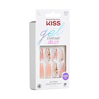 Foto 2 | Presiona Nails Kiss Jelly Fantasy «jelly Cat» Con Pegamento Para Uñas - Venta Internacional.