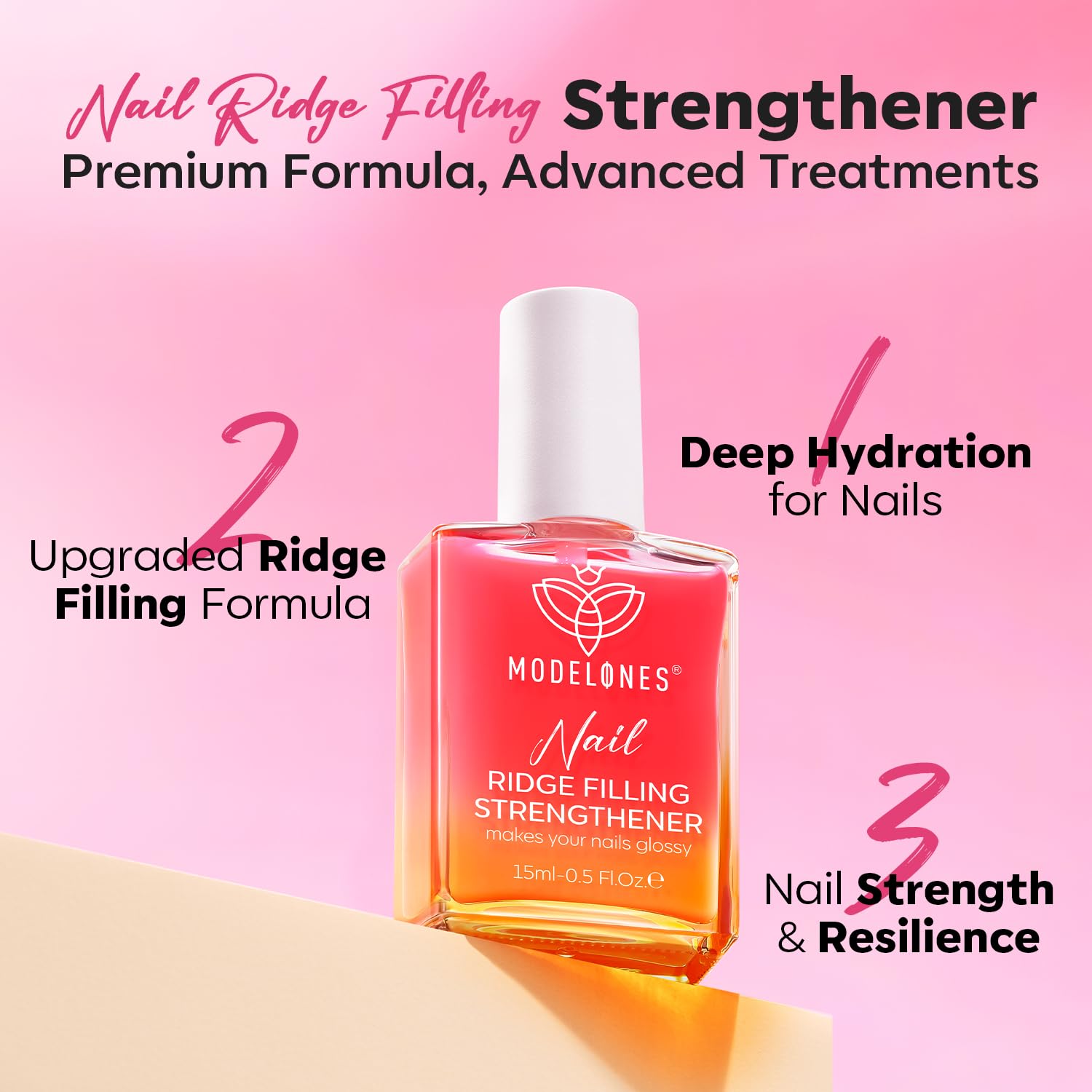 Foto 3 pulgar | Relleno Fortalecedor De Uñas Modelones 8 En Uno Para Uñas, 15 Ml - Venta Internacional.