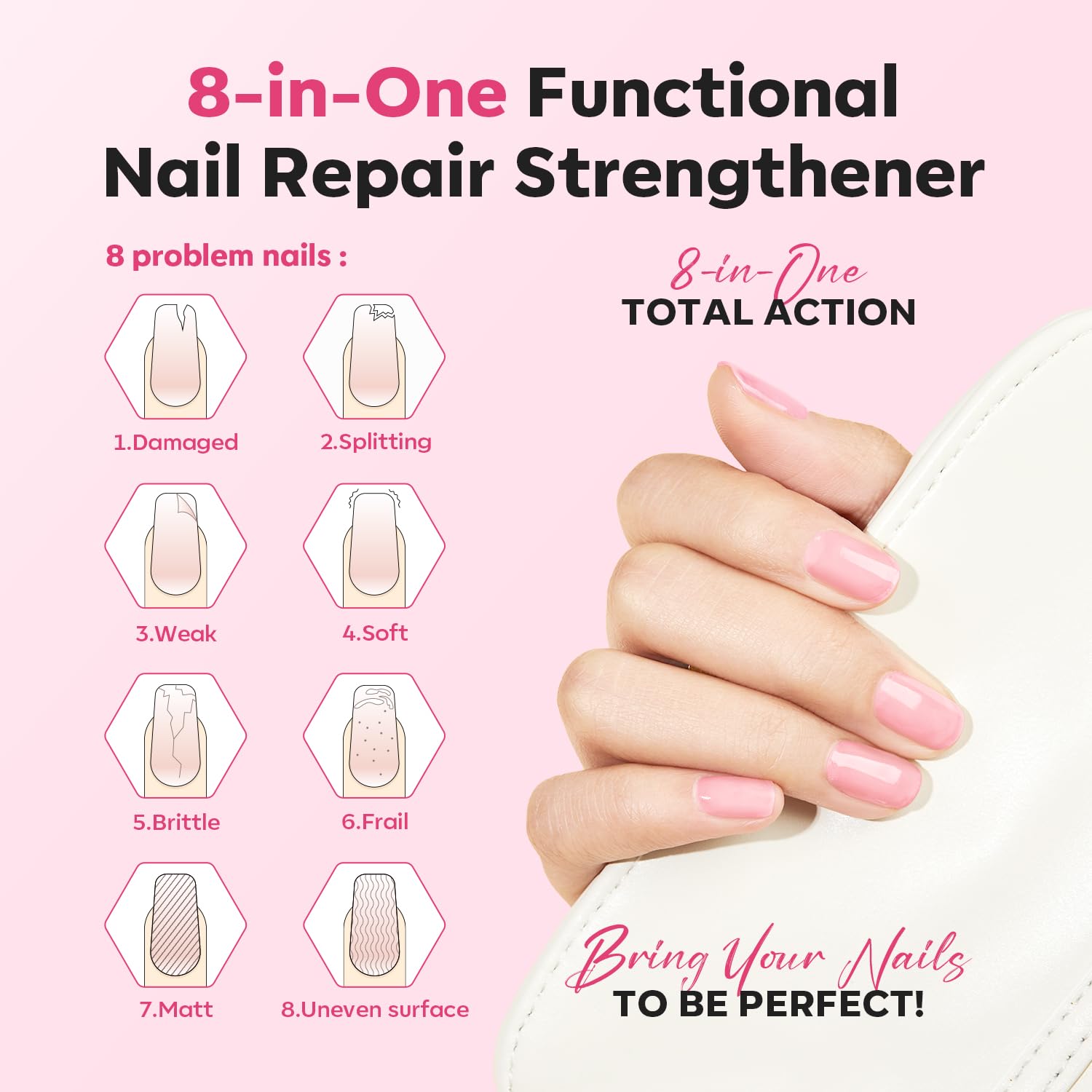 Foto 4 pulgar | Relleno Fortalecedor De Uñas Modelones 8 En Uno Para Uñas, 15 Ml - Venta Internacional.