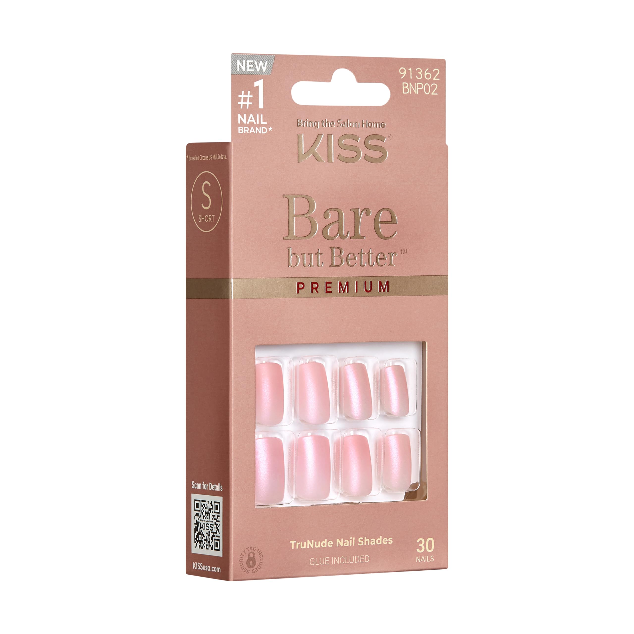 Foto 7 pulgar | Uñas Prensadas: Kiss, Desnudas Pero Mejores, «picantes», Rosa Claro - Venta Internacional.