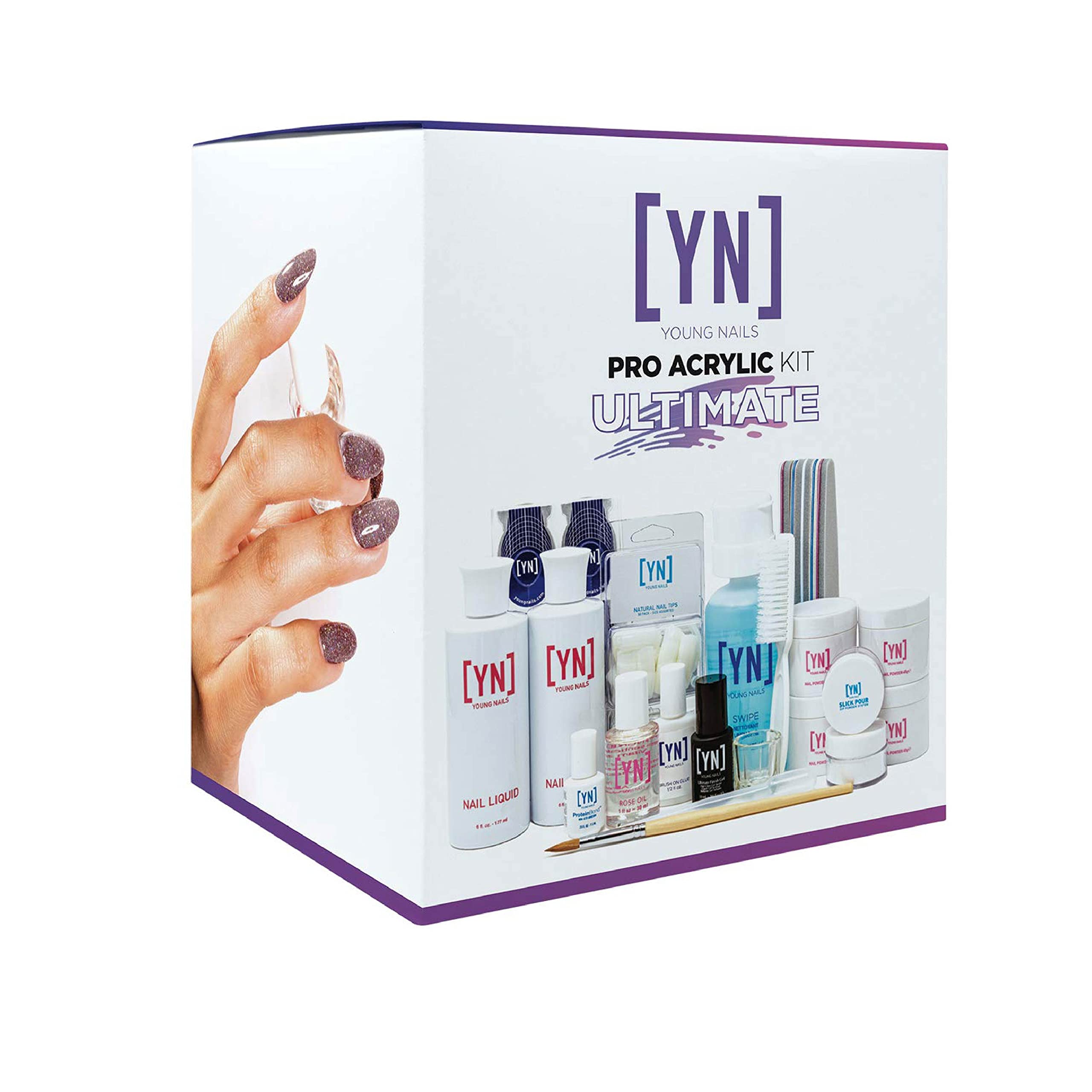 Foto 2 pulgar | Kit De Uñas Young Nails Professional Para Home Starter, Transparente - Venta Internacional.