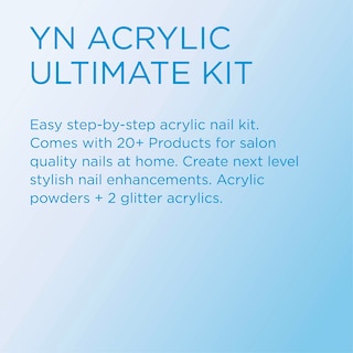 Foto 2 | Kit De Uñas Young Nails Professional Para Home Starter, Transparente - Venta Internacional.