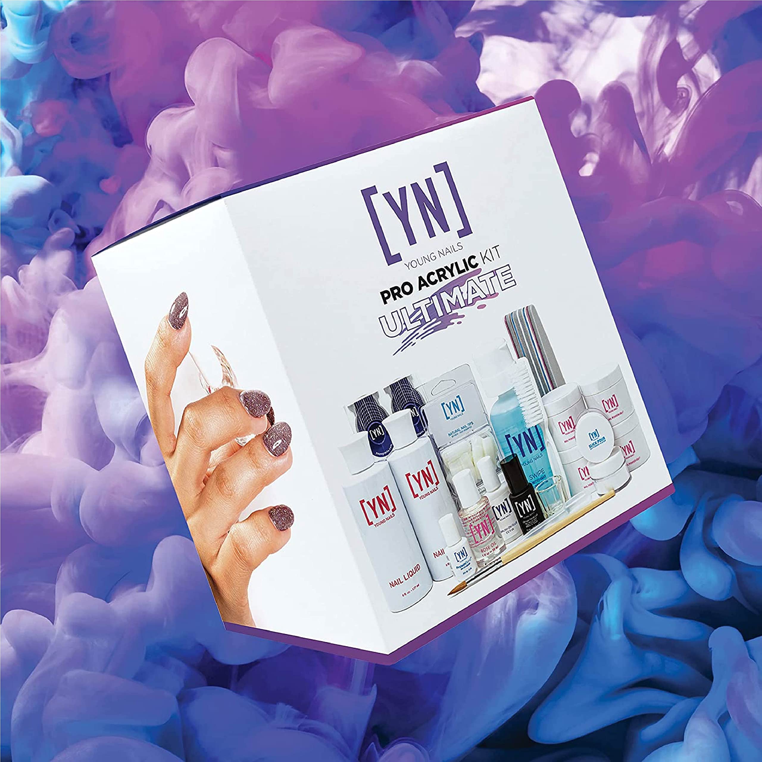 Foto 4 pulgar | Kit De Uñas Young Nails Professional Para Home Starter, Transparente - Venta Internacional.