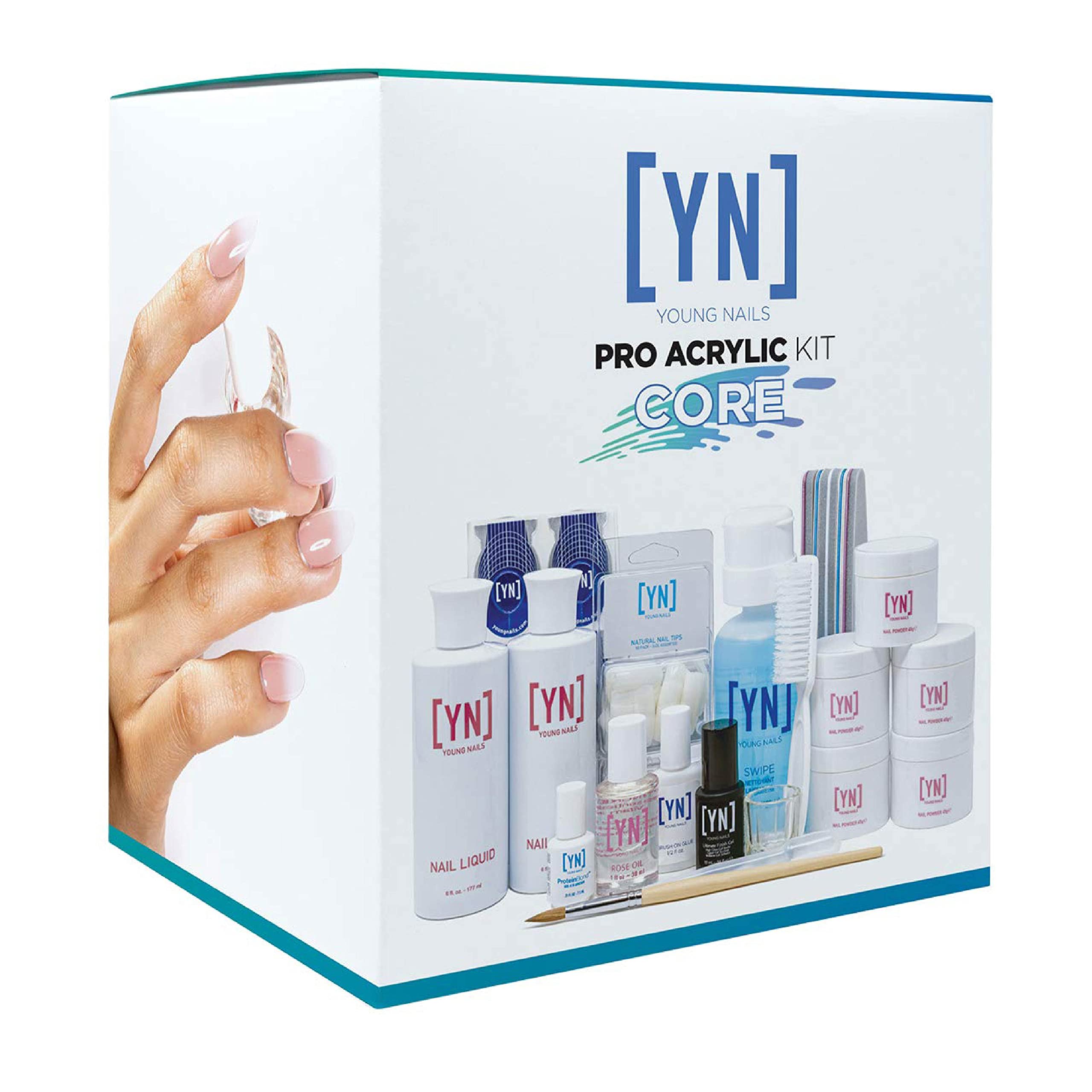 Foto 1 | Kit De Acrílico Young Nails Professional Core Product Set - Venta Internacional.