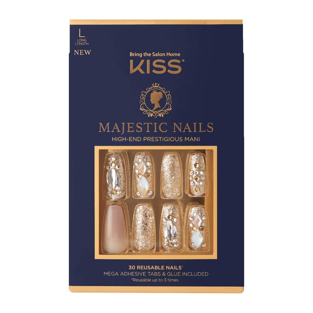 Foto 2 pulgar | Gel Kiss Majestic «my Crown» Para Uñas Postizas, 30 Pulgadas, Reutilizable Durante Mucho Tiempo - Venta Internacional.