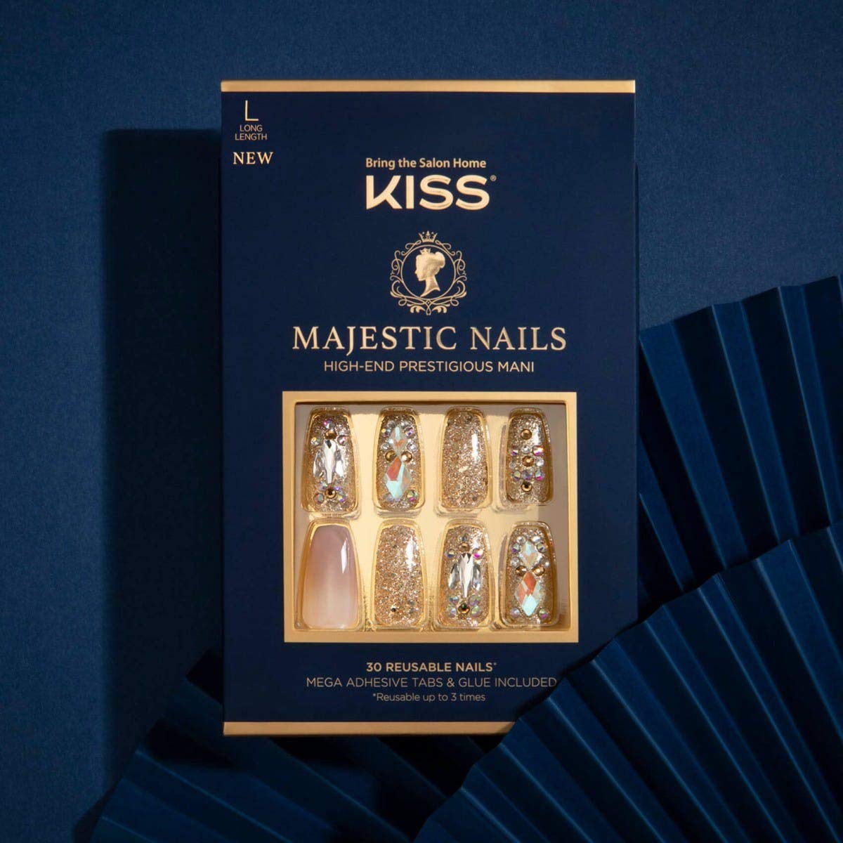 Foto 5 pulgar | Gel Kiss Majestic «my Crown» Para Uñas Postizas, 30 Pulgadas, Reutilizable Durante Mucho Tiempo - Venta Internacional.