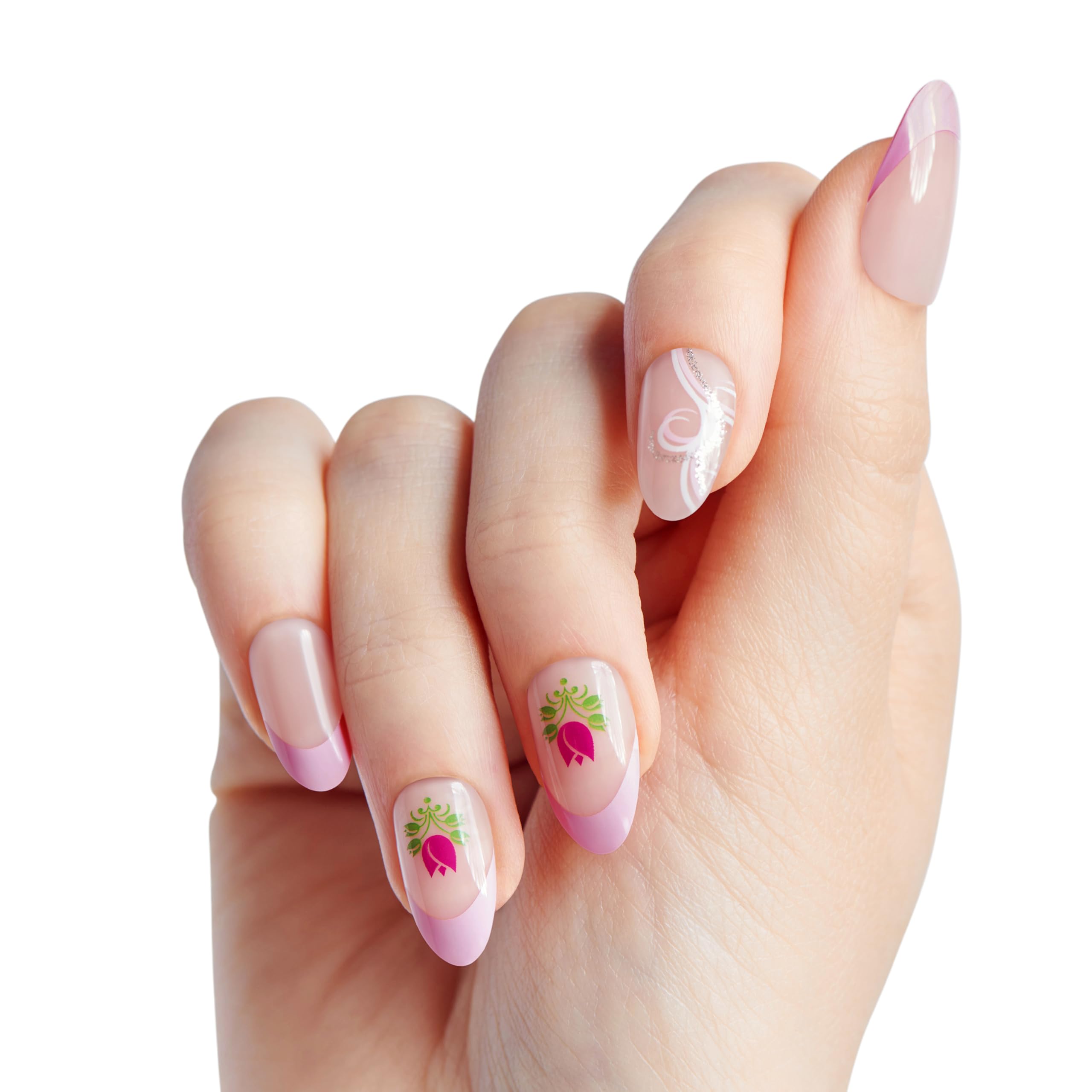 Foto 6 | Press On Nails Impress Wicked X 'tulip Harvest' Pink Almond - Venta Internacional.
