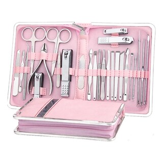 Foto 2 | Kit De Manicura 26 En 1 Set Acero Inoxidable Eo Safe Imports Esi-19829 Rosa
