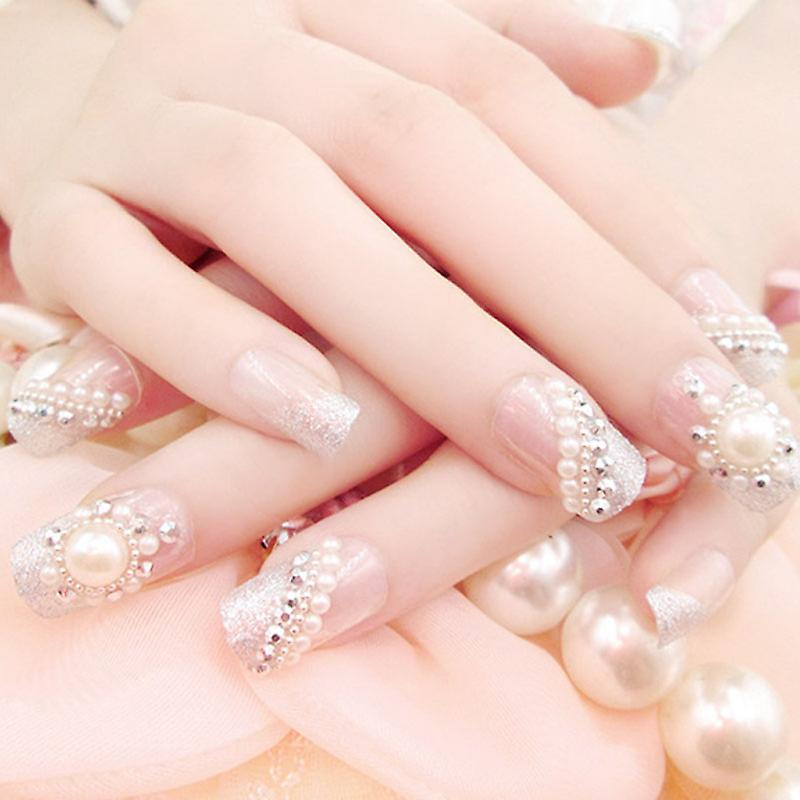 Foto 3 pulgar | Set De Manicura Huoguo Pearl Nail Patch Para Mujer - Venta Internacional.