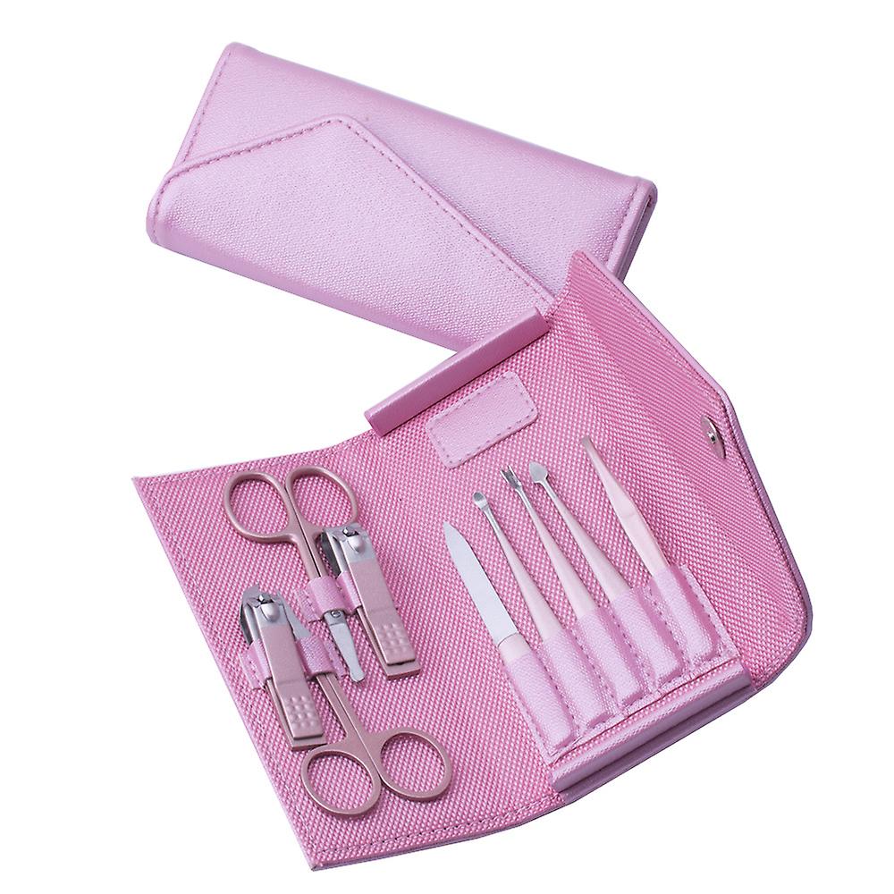 Foto 3 pulgar | Set De Cortaúñas Huoguo Pink Beauty Salon Tool Para Mujer - Venta Internacional.