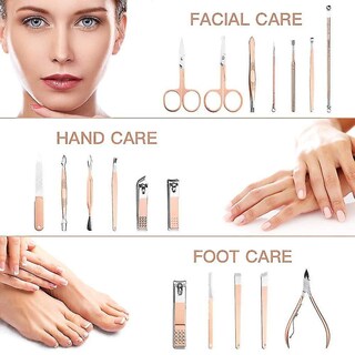 Foto 1 | Juego De Herramientas De Manicura Huoguo 18 Piezas Con Limas Para Pies Y Bolsa De Almacenamiento - Venta Internaciona