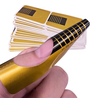 Foto 4 | Guía De Formas De Extensión Para Uñas Gel Acrílico Uv 10 Unidades - Venta Internacional.