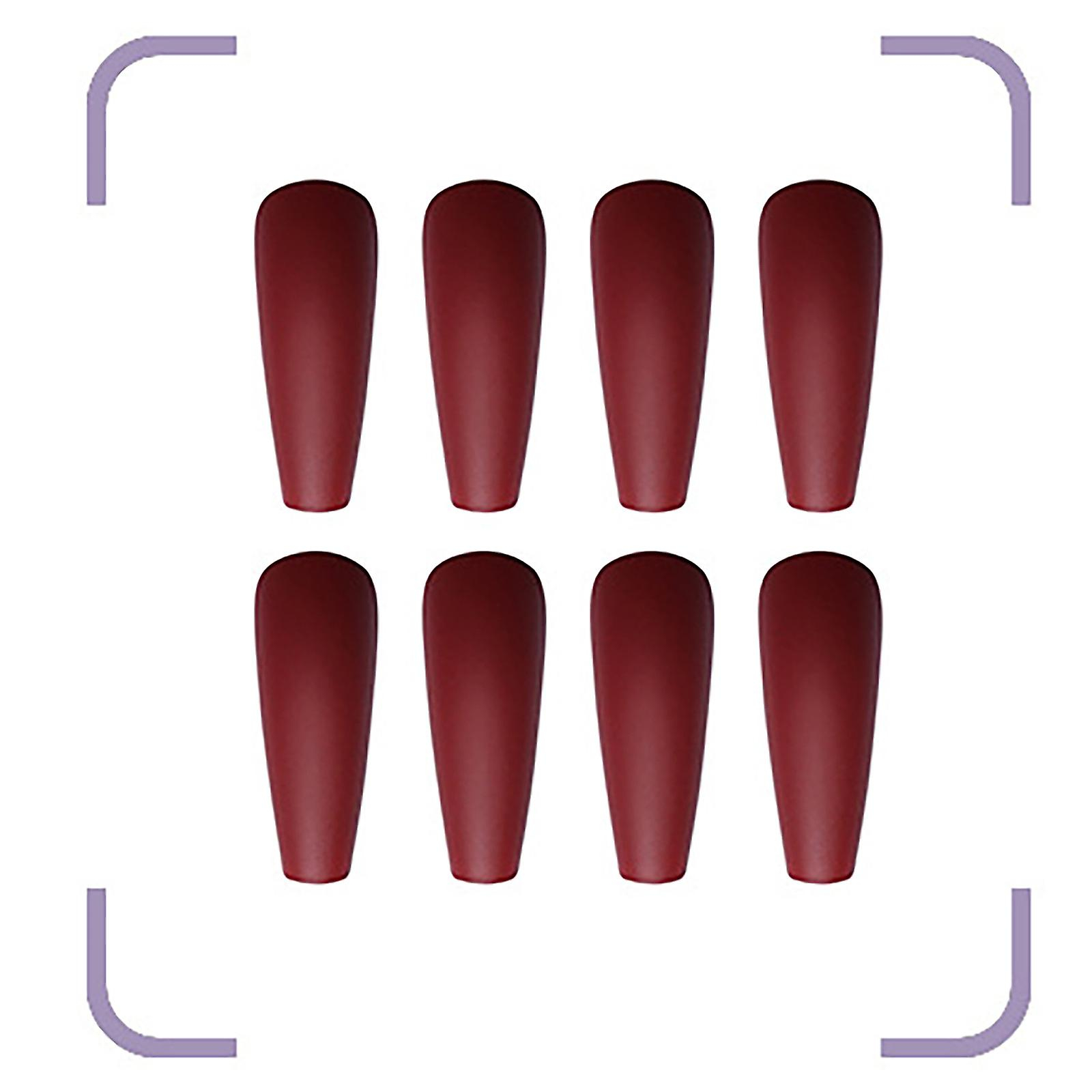 Foto 4 pulgar | Manicura Fake Nails Huoguo Ballet  Estilo Largo  24 Unidades - Venta Internacional.