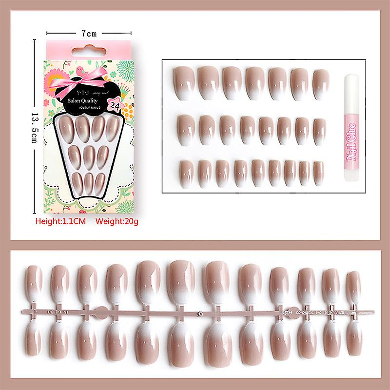 Foto 5 pulgar | Ropa Extraíble Huoguo Ballet De False Nails Con Pegamento De Gelatina  24 Unidades - Venta Internacional.