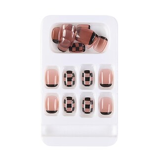 Foto 1 | Arte De Uñas Portátil Con Cadena Larga Trapezoidal Con Forma De Tablero De Ajedrez Camelia De Wea - Venta Intern