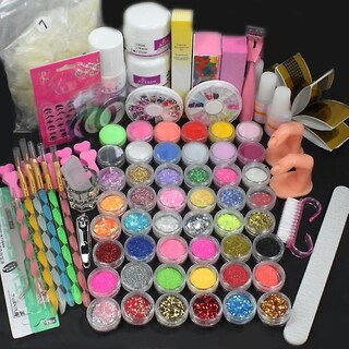 Foto 2 | Set Para Decoración De Uñas Huoguo Acrílico Líquido Para Brochas En Polvo 40 Ml - Venta Internacional.