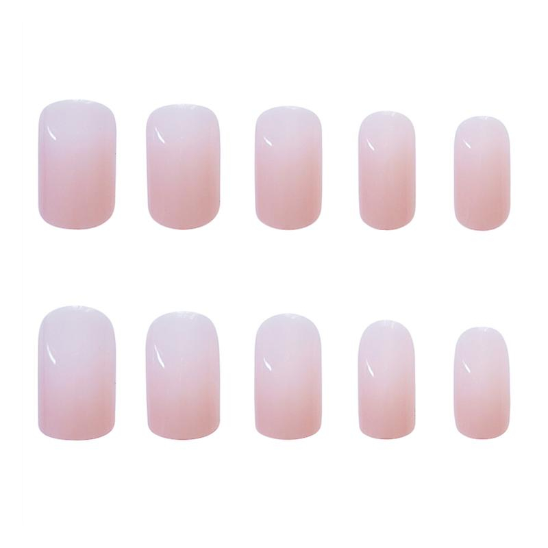 Foto 2 pulgar | Uñas Postizas Huoguo Jelly Pink  Medianas Y Largas  24 Unidades Con Pegamento - Venta Internacional.