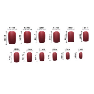 Foto 3 | Uñas Postizas Huoguo Jelly Pink Medianas Y Largas 24 Unidades Con Pegamento - Venta Internacional.