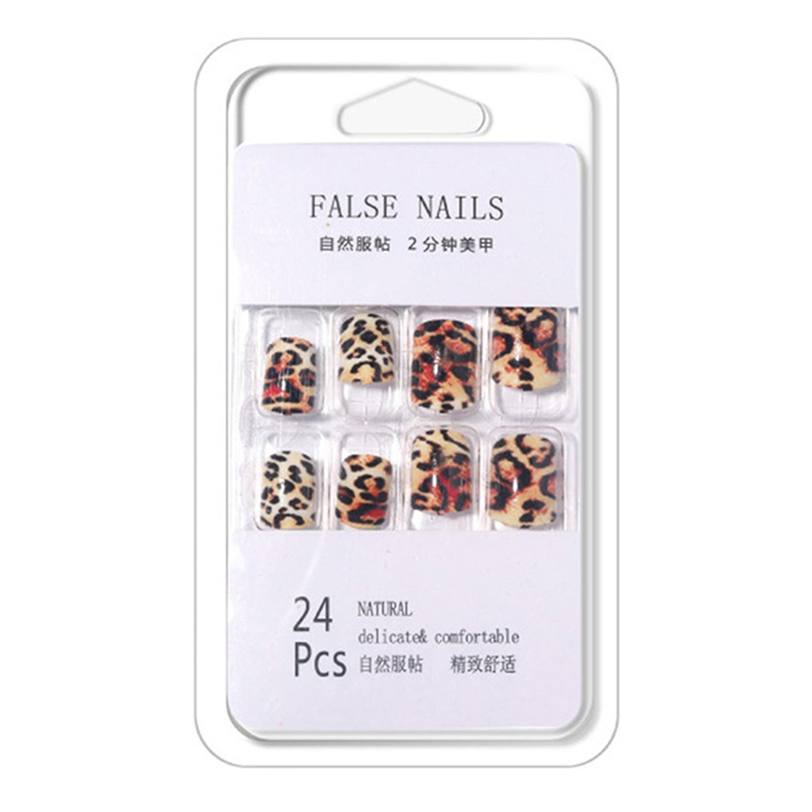 Foto 2 pulgar | Parches Para Decoración De Uñas Huoguo De False Nails  24 Piezas  Con Pegamento De Gelatina - Venta Internacional.