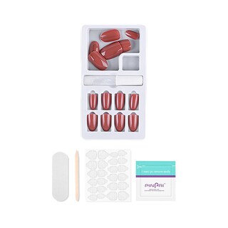Foto 1 | Uñas Postizas Desmontables Que Se Pueden Llevar Puestas Con 24 Parches Para Uñas - Venta Internacional.